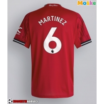 Moške Nogometnih dresov Manchester United Lisandro Martinez #6 Domači 2025-26 Kratki rokavi